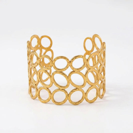 Aurelia Orbit Gold Cuff
