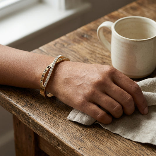 Celeste Roman Gold Bracelet