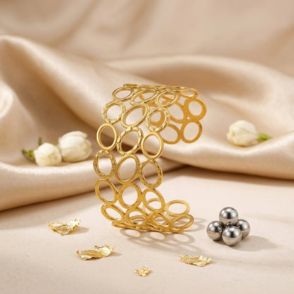 Aurelia Orbit Gold Cuff