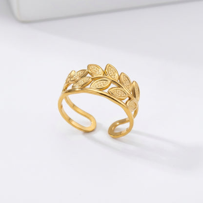 Auravine Gold Ring