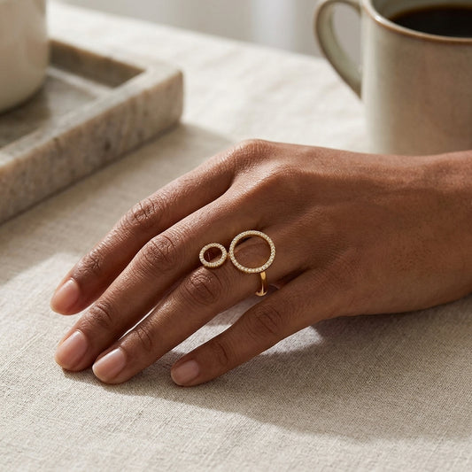 Double Circle Ring