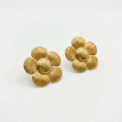Gold Fleur Radiance Studs