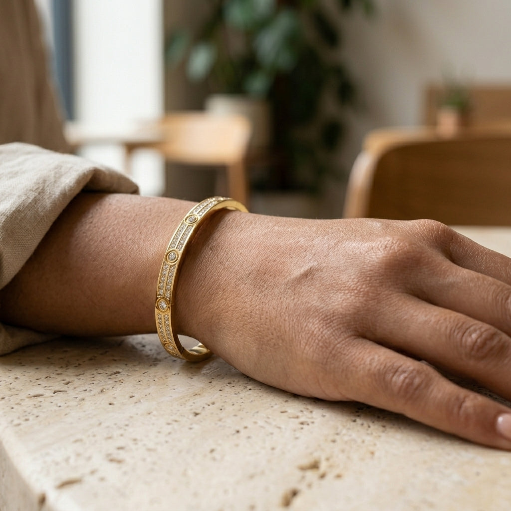 Celestial Diamond Line Bracelet