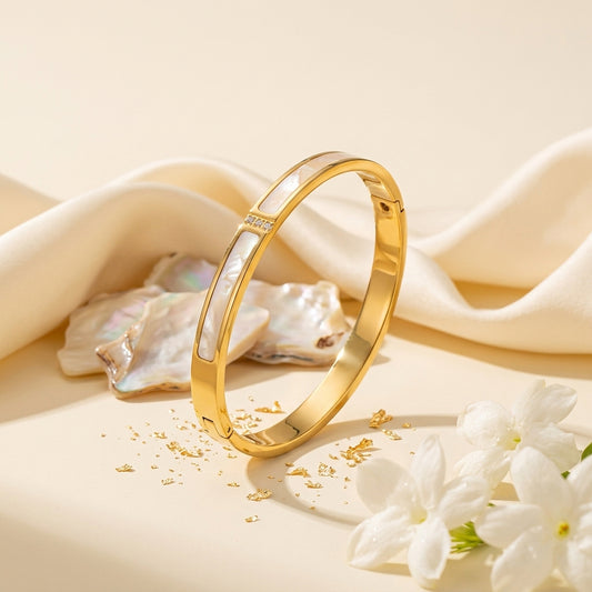 Pearl Gold Bracelet