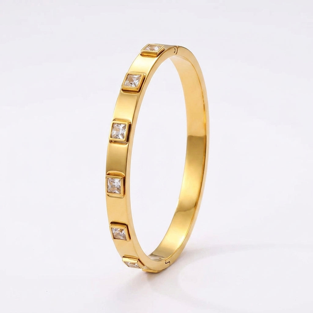 Regal Princess Cut Bracelet