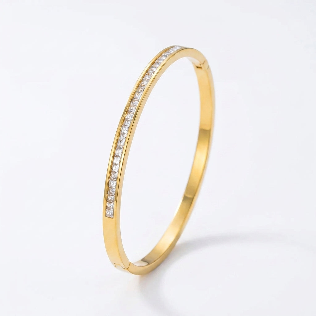 Slim Diamond Tennis Bracelet