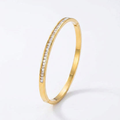 Slim Diamond Tennis Bracelet