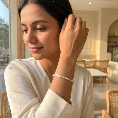 Slim Diamond Tennis Bracelet