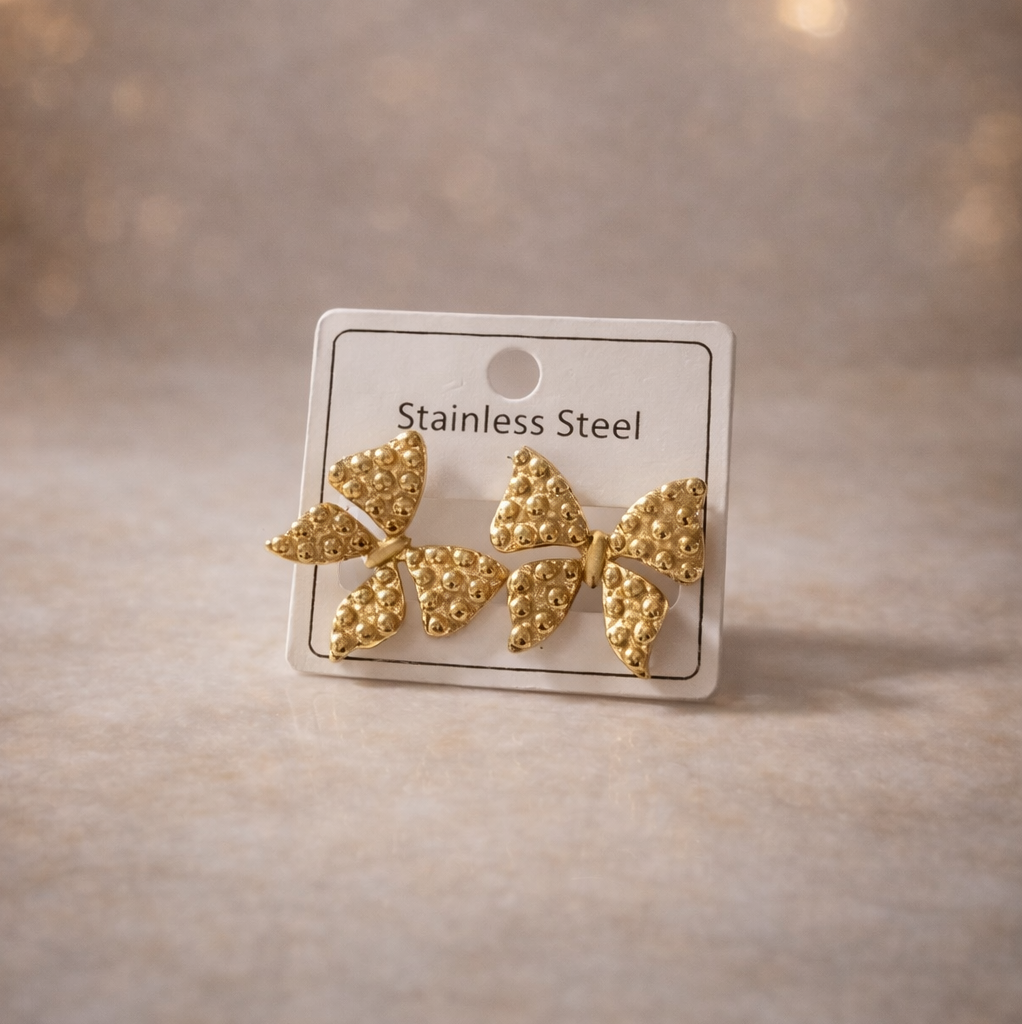 Retro Butterfly Studs