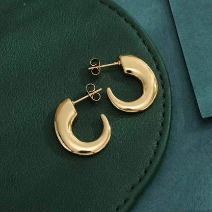 Golden Curve Luxe Hoops
