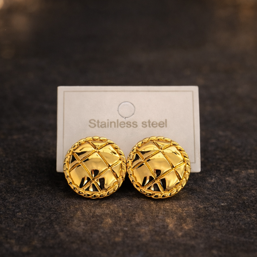 RoyalWeave Vintage Stud Earrings